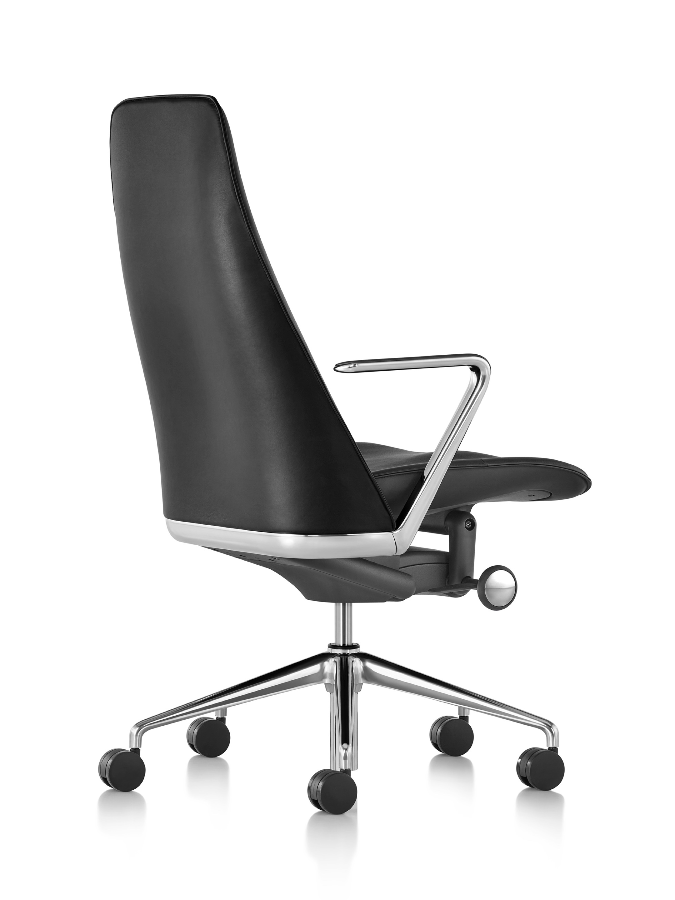 办公椅|现代真皮中班椅|办公家具|华体会体育官方在线官网家具|锥形大班椅